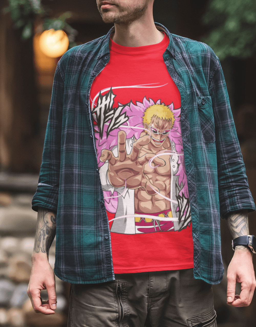 One Piece - Doflamingo Strings Version Red Mock up 3 (2)