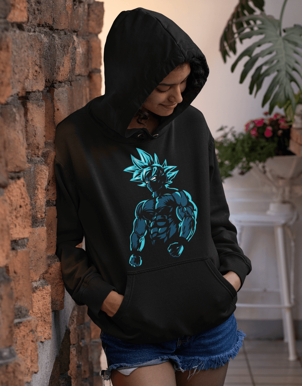 Dragon-Ball-Z-Flowing-Power-Version-Black-Female-Hoodie-Mock-up-2.png