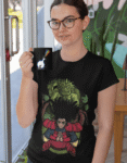Naruto – Hashirama in action and Kamehame spectrum mug Female Mock up 1