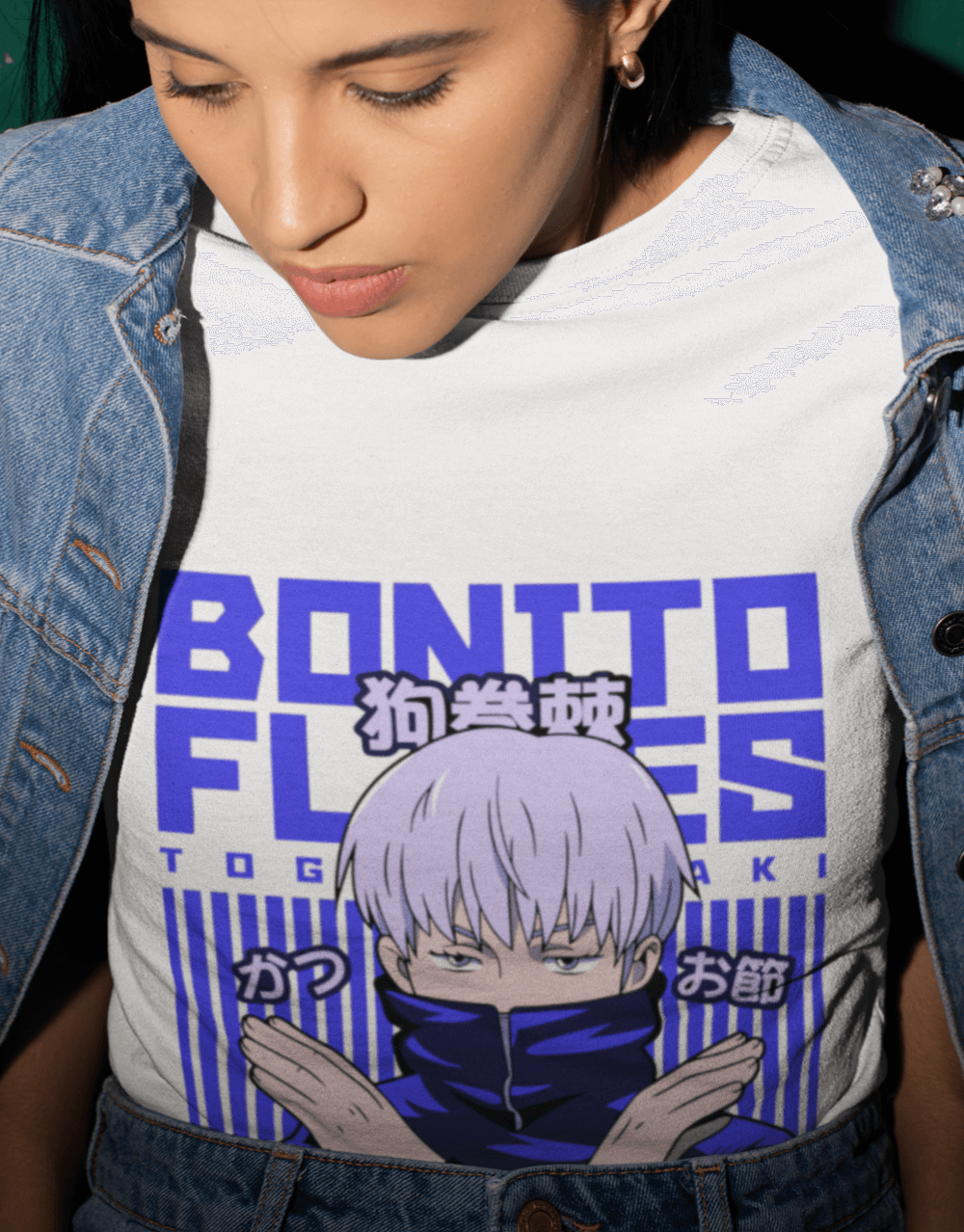Jujutsu Kaisen - Toge Inumaki Bonito Flakes Female Mock up 1 (1)
