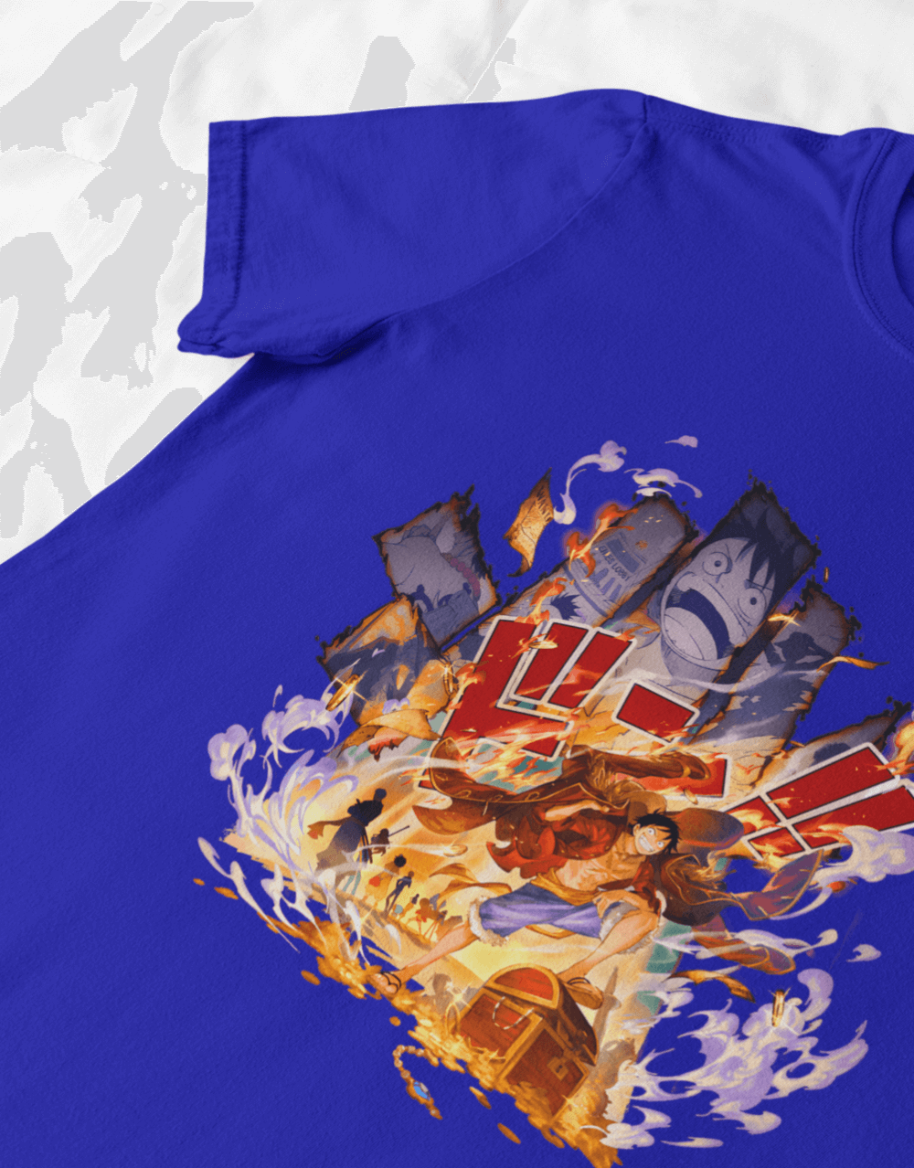 One Piece - The Straw Hats - Cutout Collection Nami Royal Blue Mock up 4