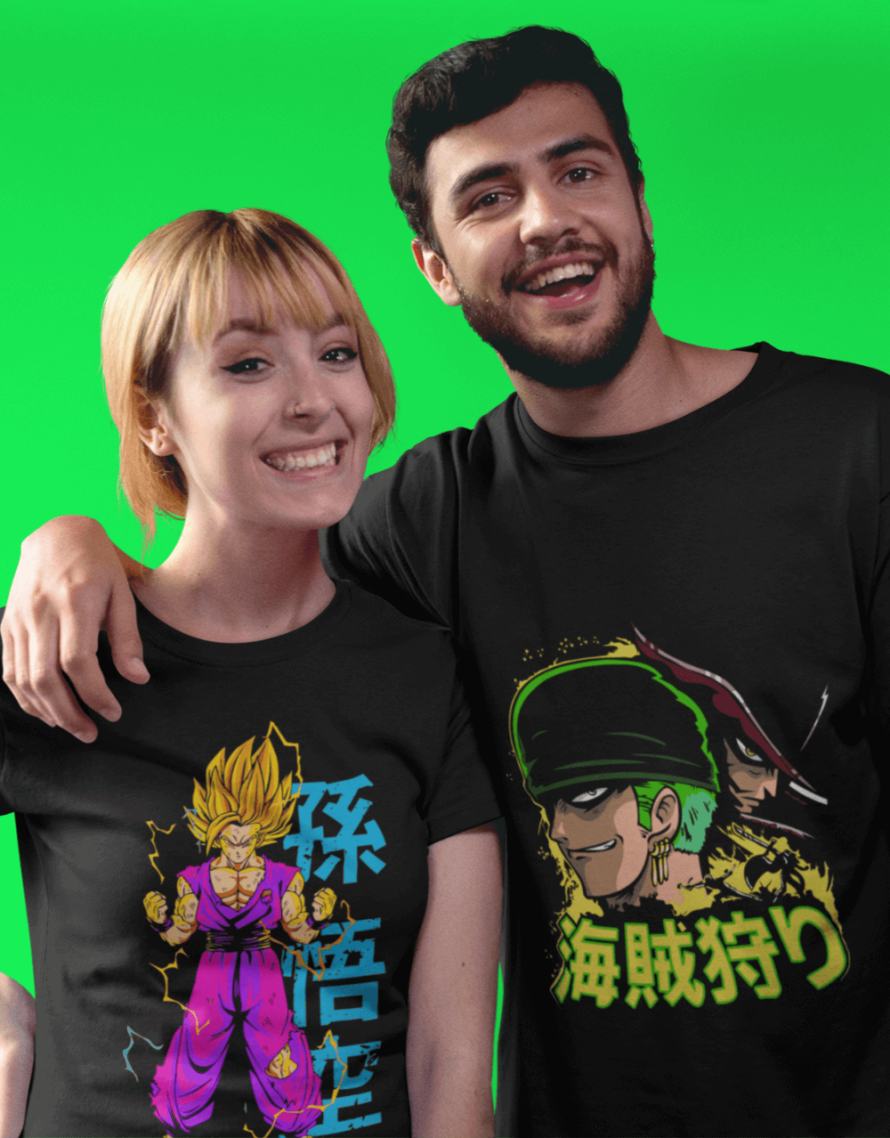 One Piece - Zoro Promised Fight and Gohan Super Saiyan Mock up 1 (1)