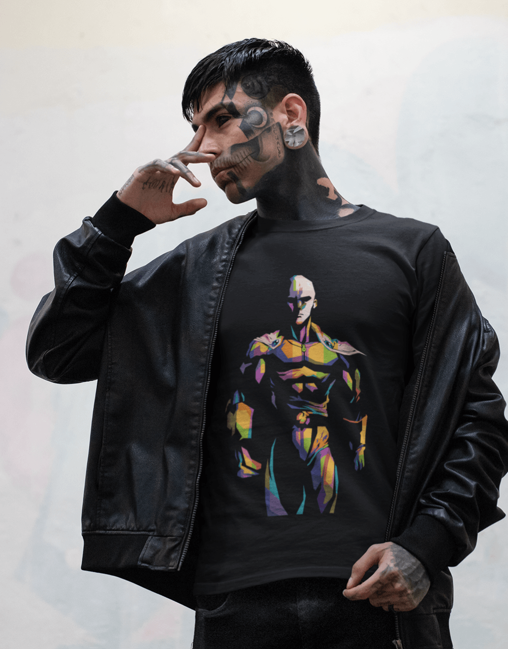 One Punch Man - Saitama Filtered Mock up 2