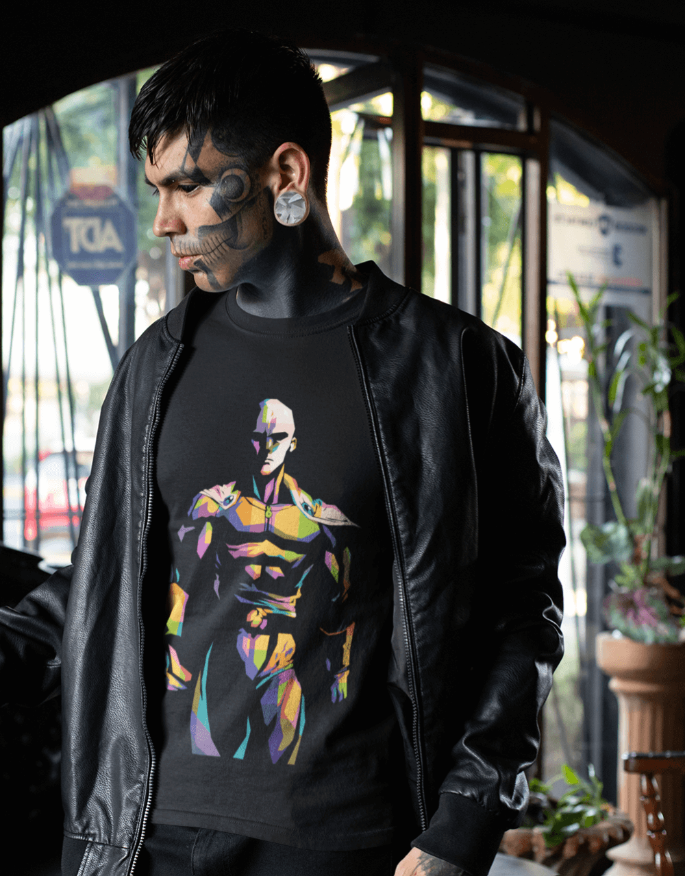 One Punch Man - Saitama Filtered Mock up 3