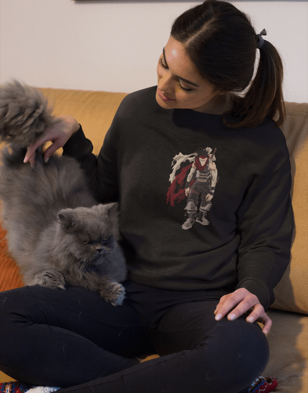 Boku no Hero - Stain - Minimalist Collection Version Black Female Mock up 1