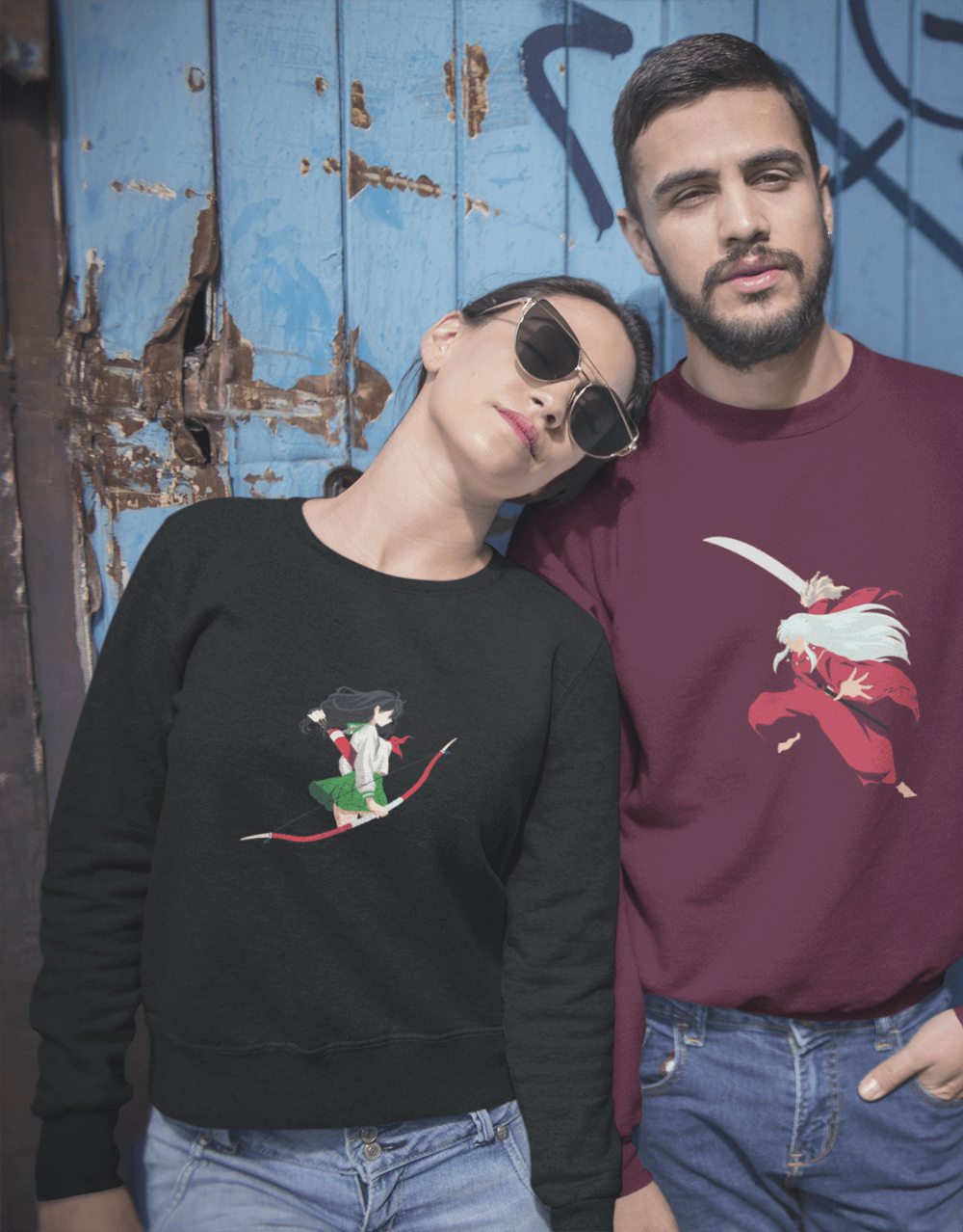 Inuyasha - Inuyasha and Kagome - Minimalist Collection Group Mock up 3