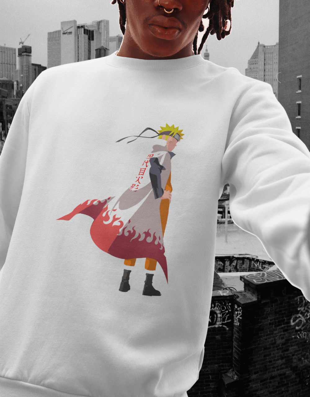 Naruto - Naruto Hokage Jacket - Minimalist Collection Mock up 1